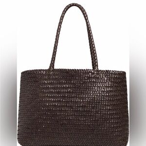 Madewell Dark Brown Woven Tote
